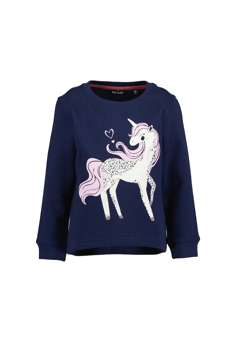 Bluza Fete - 303194321 - Bumbac - Bleumarin