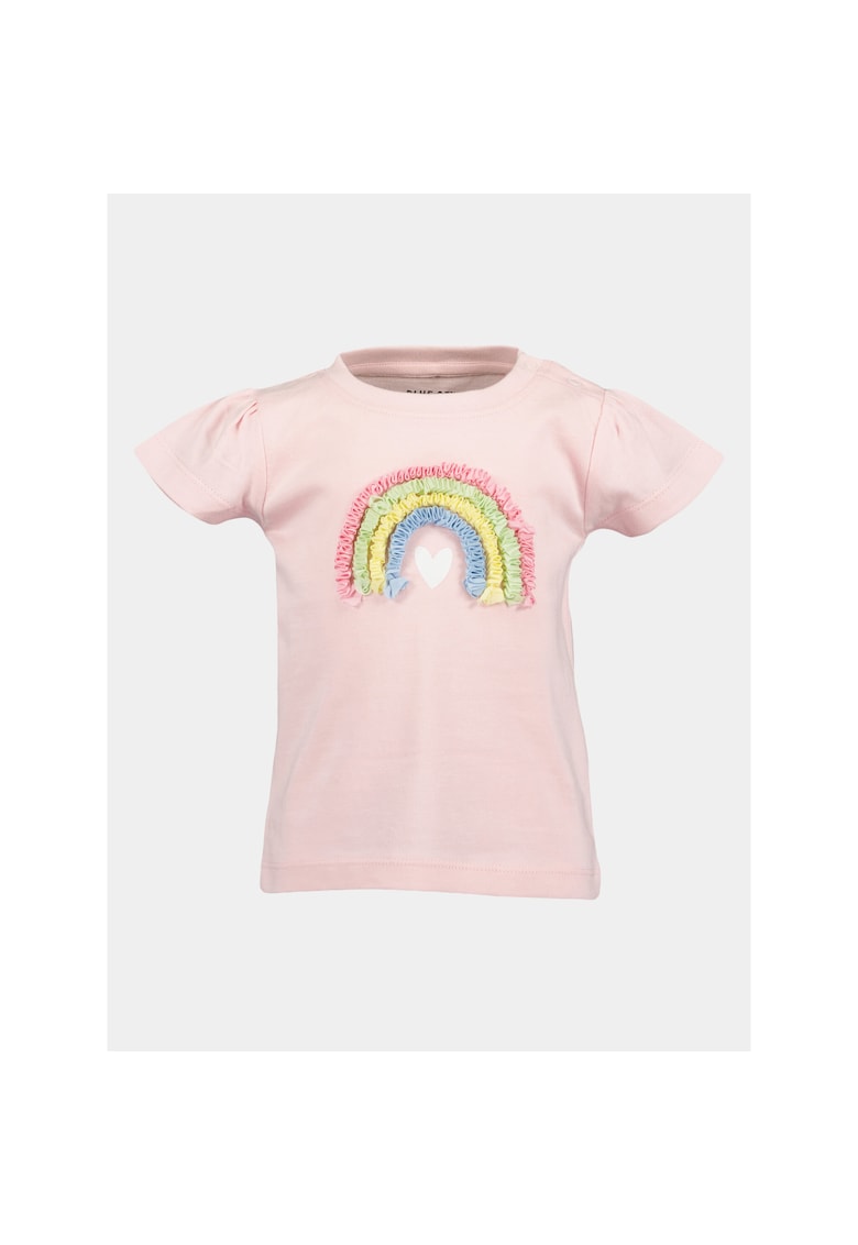 Tricou fete - 303572174 - Roz - Bumbac - Roz