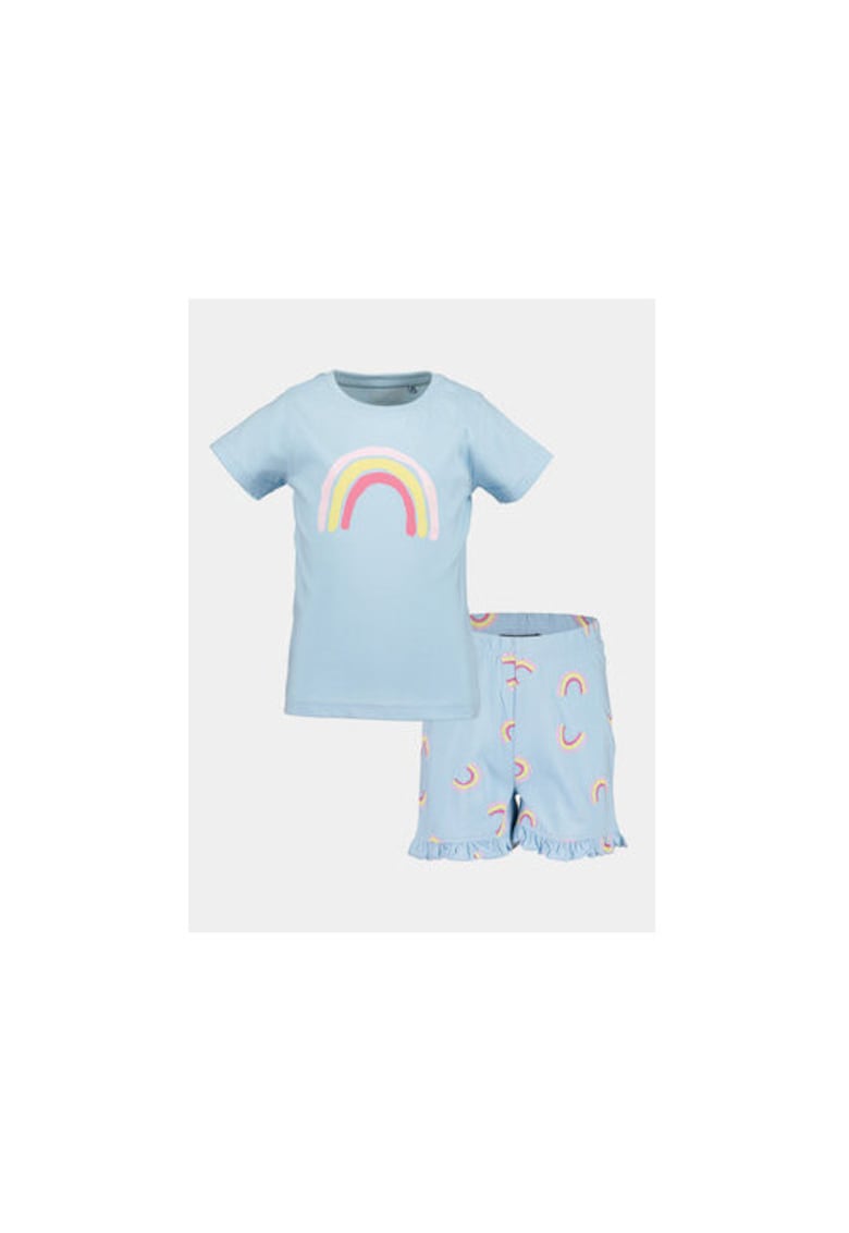 Pijama fete - 303573225 - Bumbac - 104 CM - Albastru