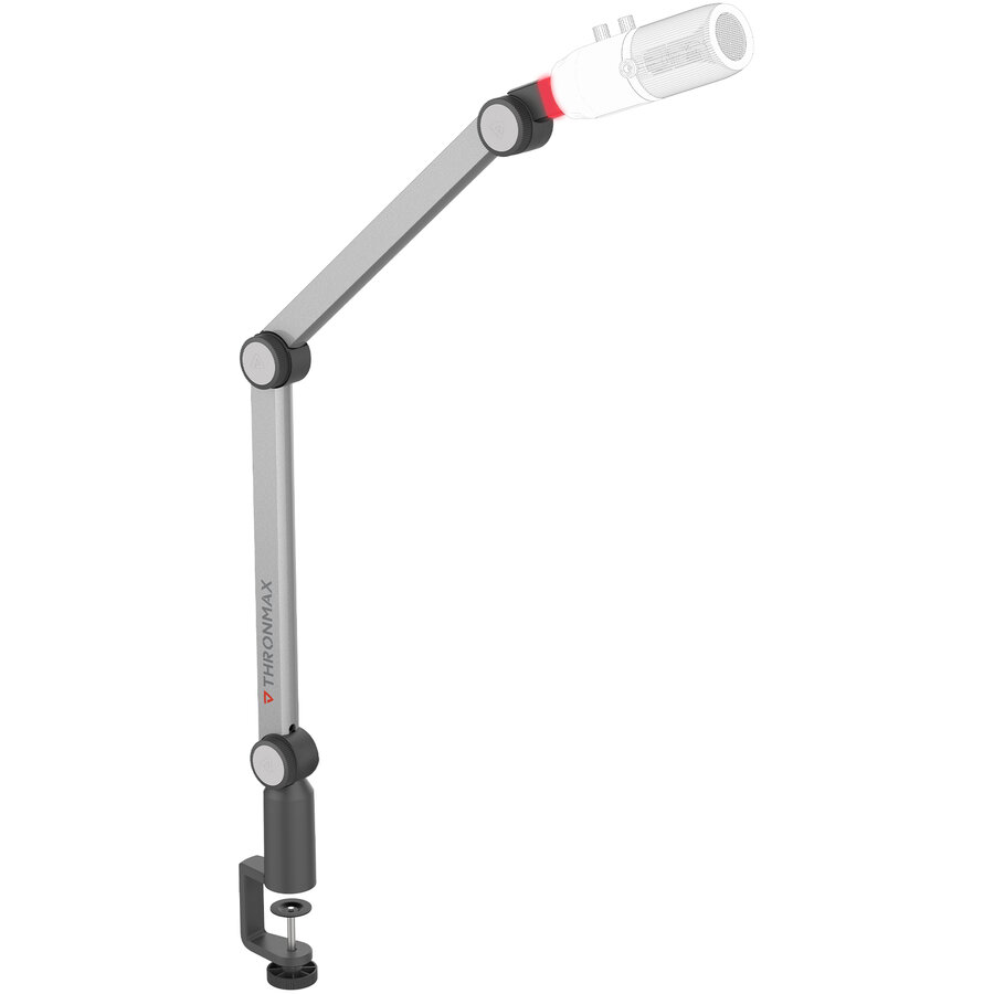 Oferte la Stand Microfon Caster S1 Pro Boom LED Brat Extensibil Gri