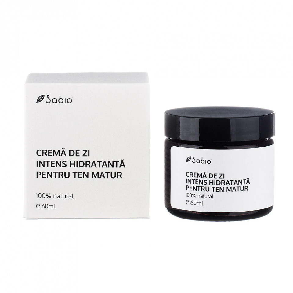 Oferte la Cremă de zi intens hidratanta pentru ten matur, Sabio (Concentratie: Crema, Gramaj: 60 ml)