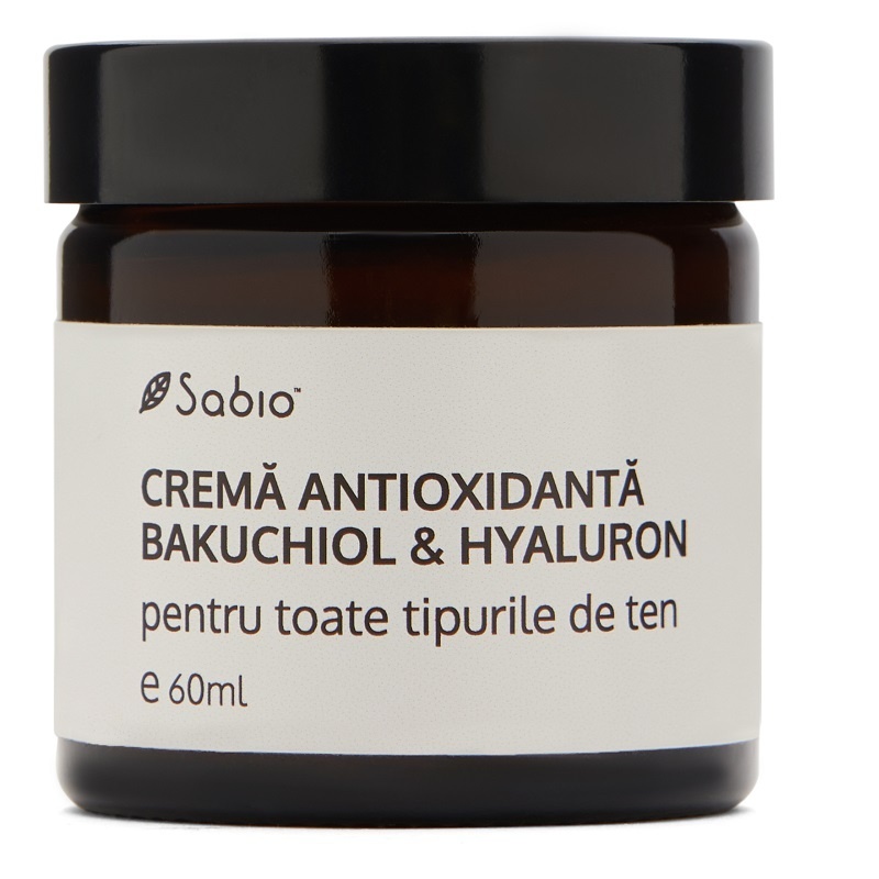Oferte la Crema antioxidanta cu Bakuchiol si Hyaluron Sabio, 60 ml