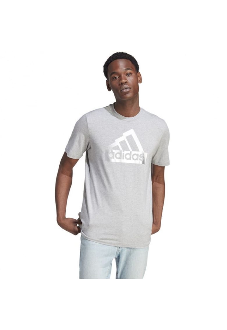 Tricou sport pentru barbati - Bumbac - Gri - Gri