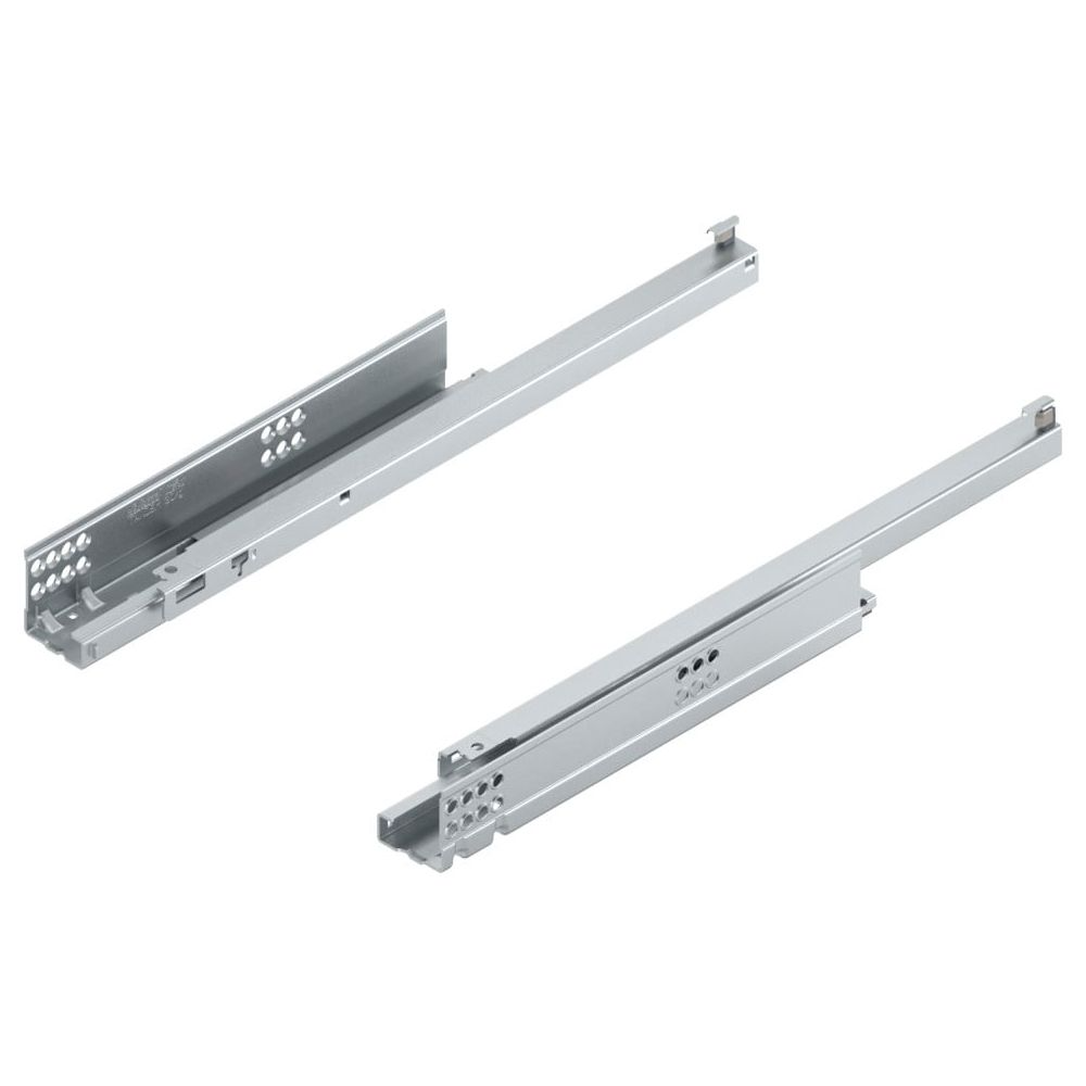 Oferte la Glisiera ascunsa Blum, extractie partiala si amortizare, otel, zincat alb, max. 30 kg, 450 mm
