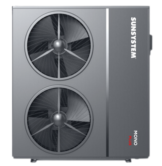 Oferte la Pompa de caldura Aer-Apa pentru incalzire si racire Sunsystem Mono Plus 185-3PH Monobloc 18.5 kW Inverter R32 ERP A+++ compresor Mitsubishi Trifazata Control Wi-Fi