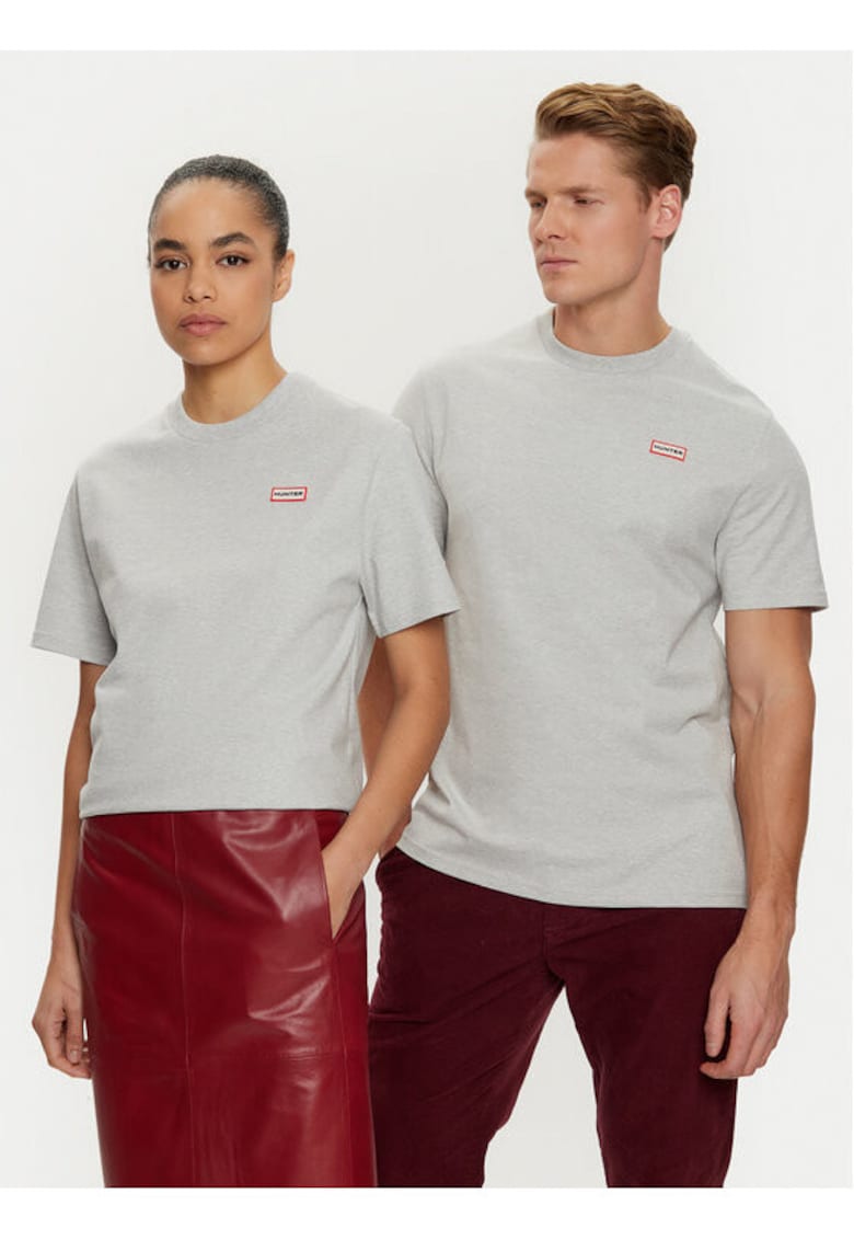 Tricou unisex - 304761362 - Bumbac - Gri - Gri