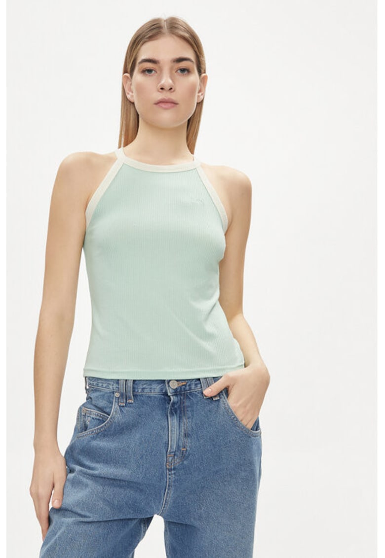 Tricou dama - 303592585 - Poliester/Viscoza - Verde - Verde