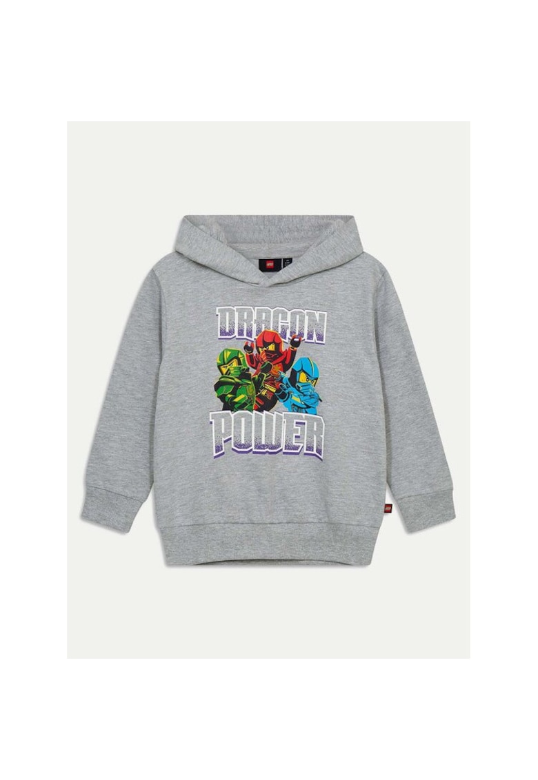 Bluza baieti - 304705861 - Bumbac organic - Gri - Gri