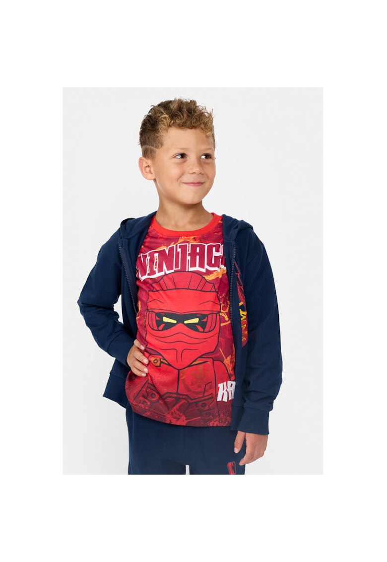 Bluza baieti - 304705878 - Bumbac organic - Albastru - Albastru