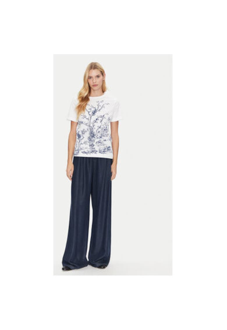 Oferte la Tricou dama -  304892851 - Bumbac organic - Alb - Alb