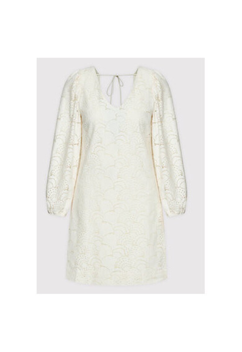 Oferte la Rochie dama -  300957035 - Bumbac organic/Poliamida - Alb - Alb