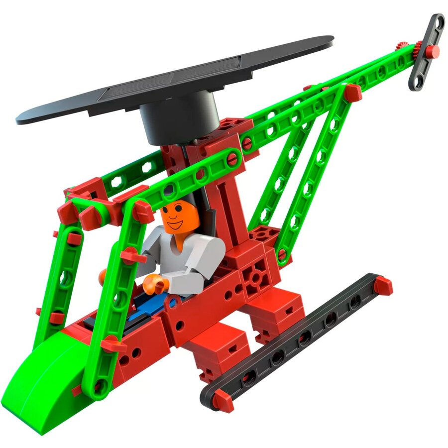 Oferte la Jucarie De Constructie 80x Piese Elicopter / Aeronava / Ventilator +7ani Multicolor