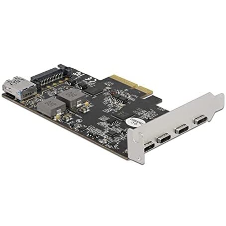 Oferte la PCI Express x4 card for 4 x USB Type-C + 1 x USB Type-A - SuperSpeed ??USB 10 Gbps - low profile form factor, USB controller 90059