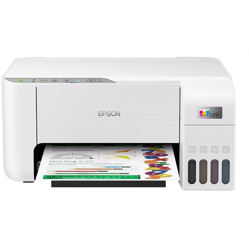 Oferte la Multifunctionala Inkjet Color EcoTank L3276 10PPM Printare Copiere Scanare WiFi Format A4 Alb