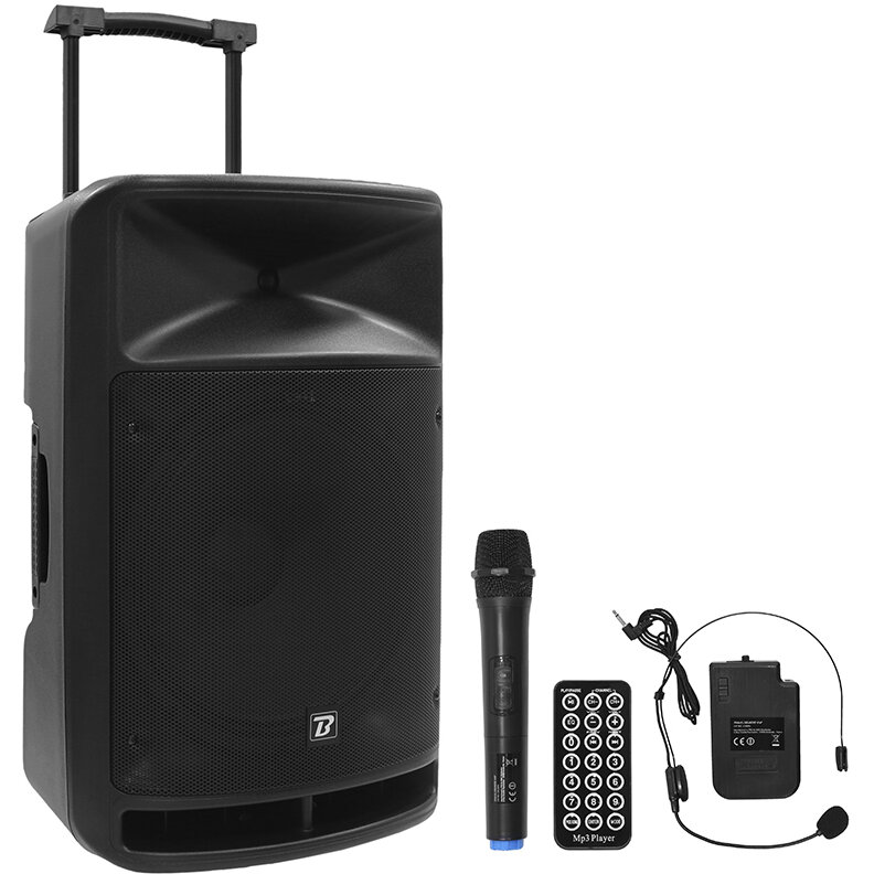 Oferte la Boxa Portabila 15''/38Cm Tweeter 350W Bt Usb Fm Sd Negru