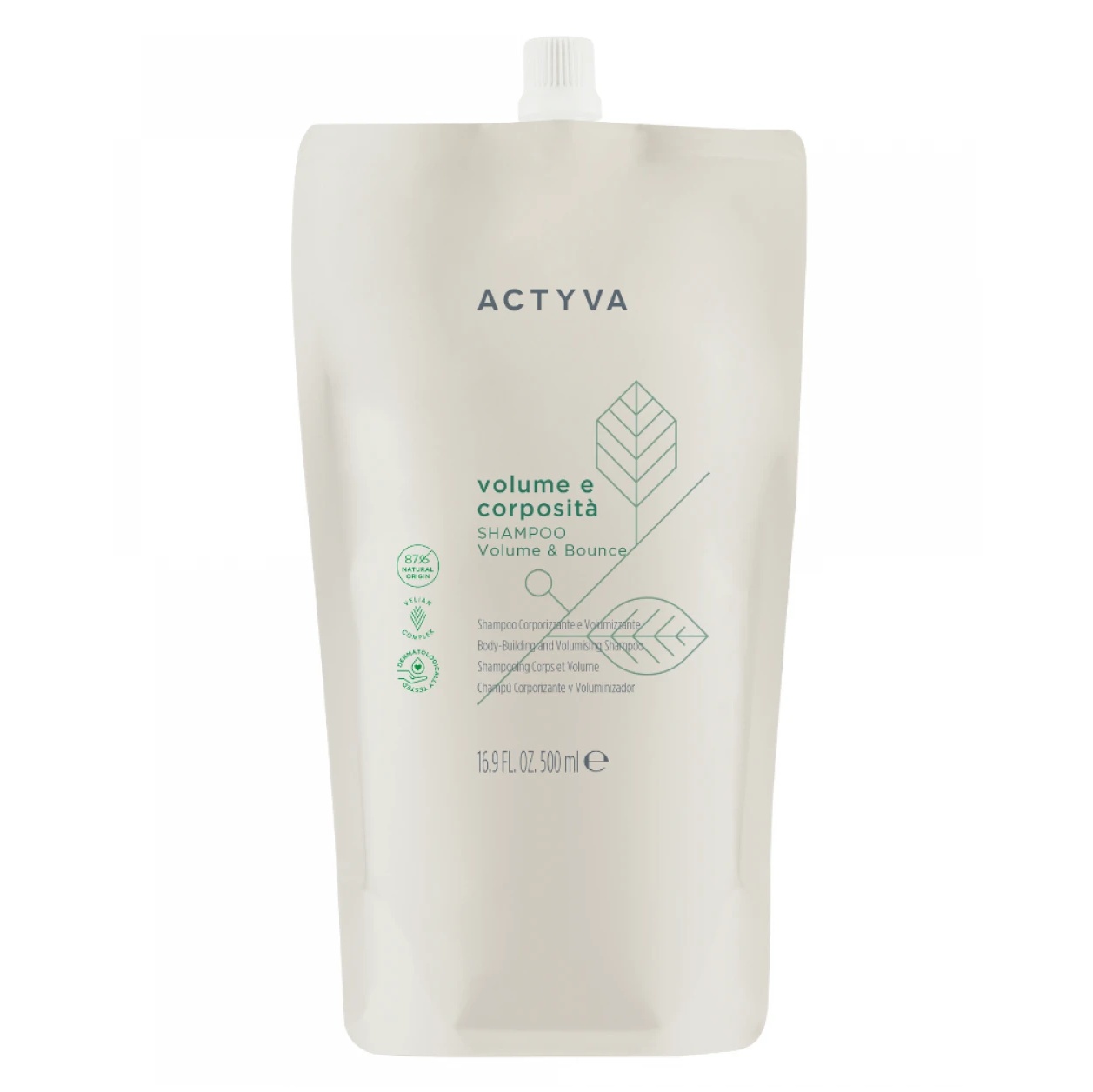 Oferte la Sampon pentru volum Kemon Actyva Volume e Corposità (Concentratie: Sampon, Gramaj: 500 ml Refill)