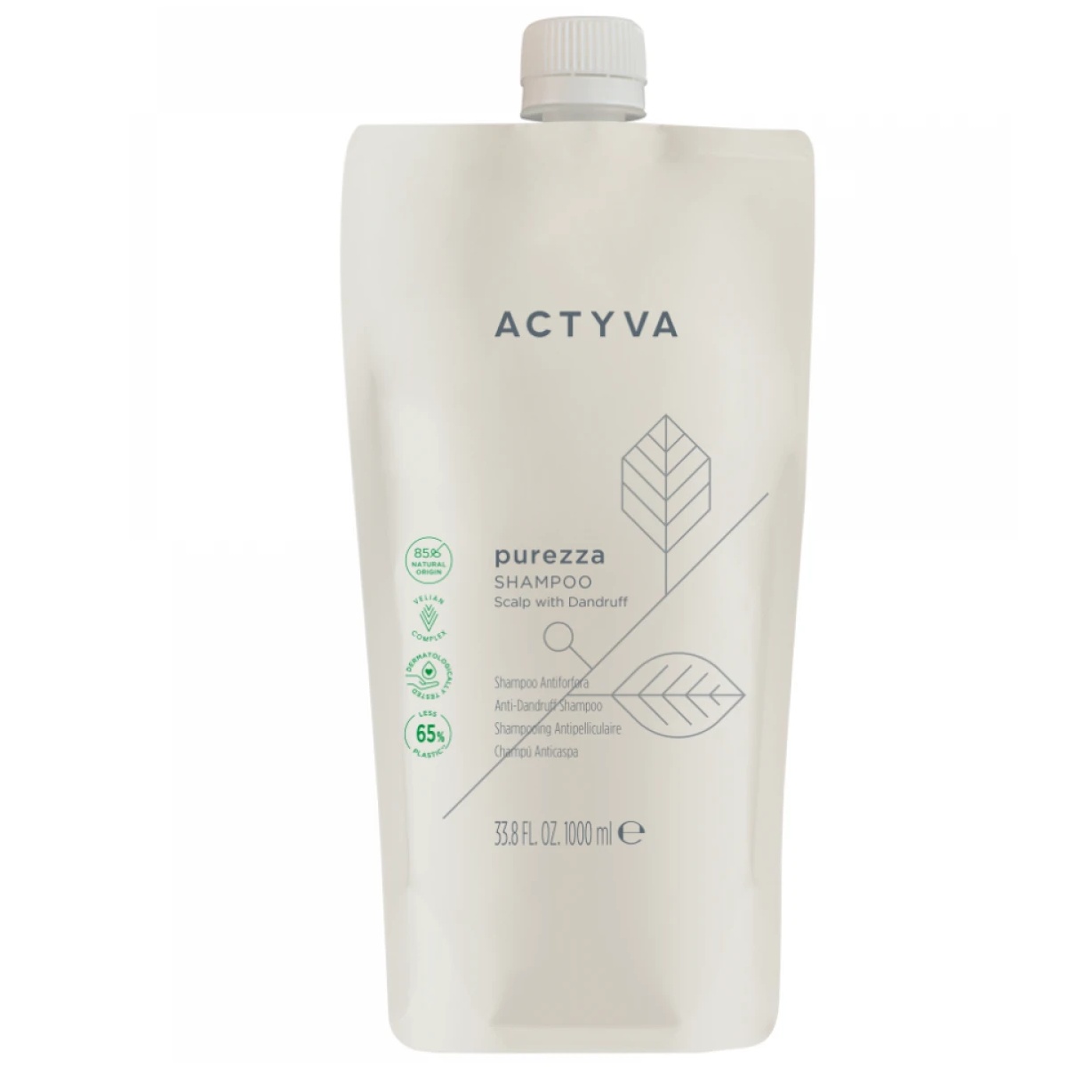 Oferte la Sampon pentru purificare scalp Kemon Actyva Purezza (Concentratie: Sampon, Gramaj: 1000 ml Refill)