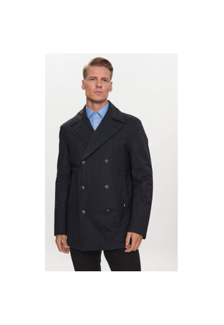 Palton barbati - 302796656 - Lana - Albastru - Albastru