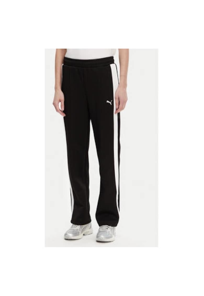 Pantaloni dama din Poliester reciclat/Bumbac - Negru