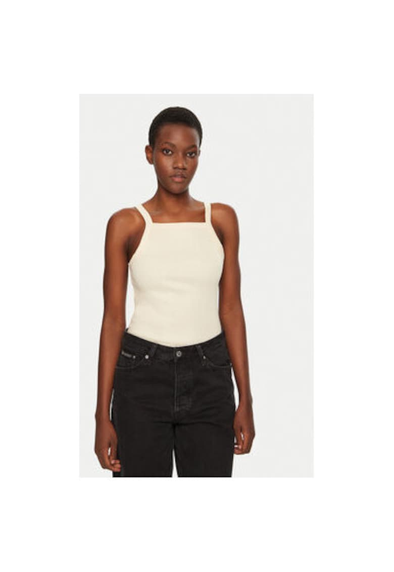 Oferte la Tricou dama -  305031686 - Bumbac organic - Bej - Bej