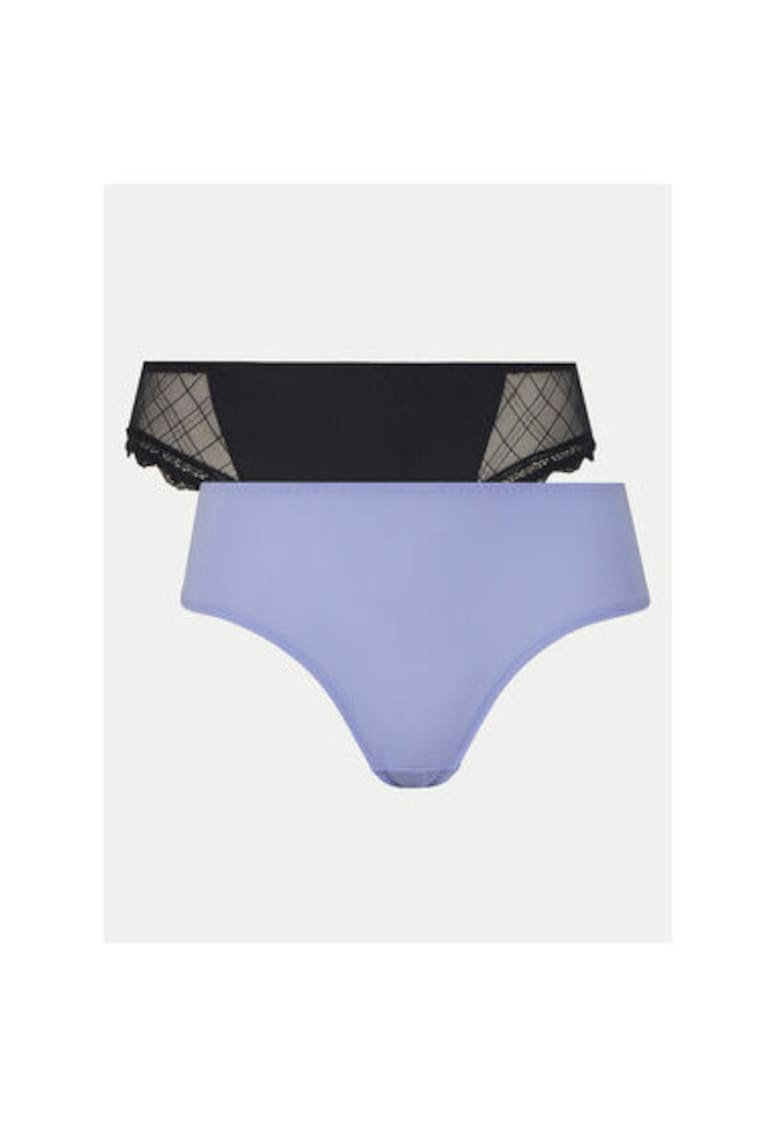 Set 2 chiloti dama - 305235169 - Poliamida - Negru - Negru