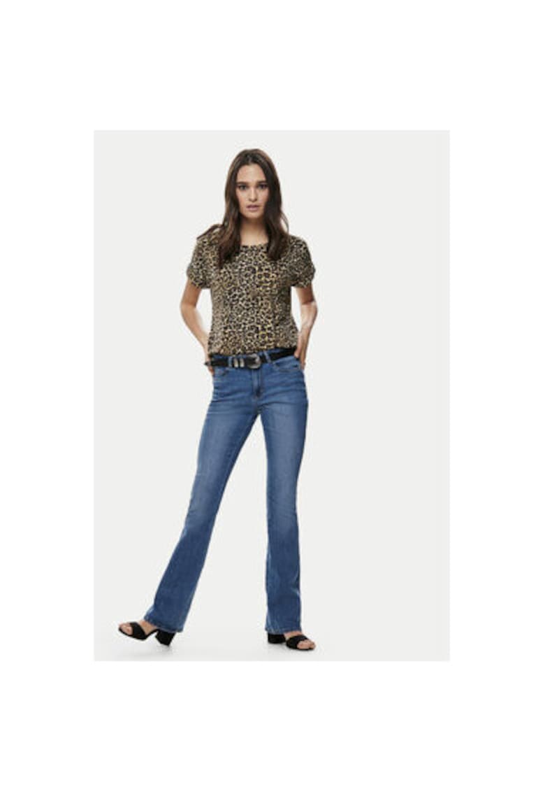 Tricou dama - 304790737 - Viscoza/Poliester - Maro - Maro