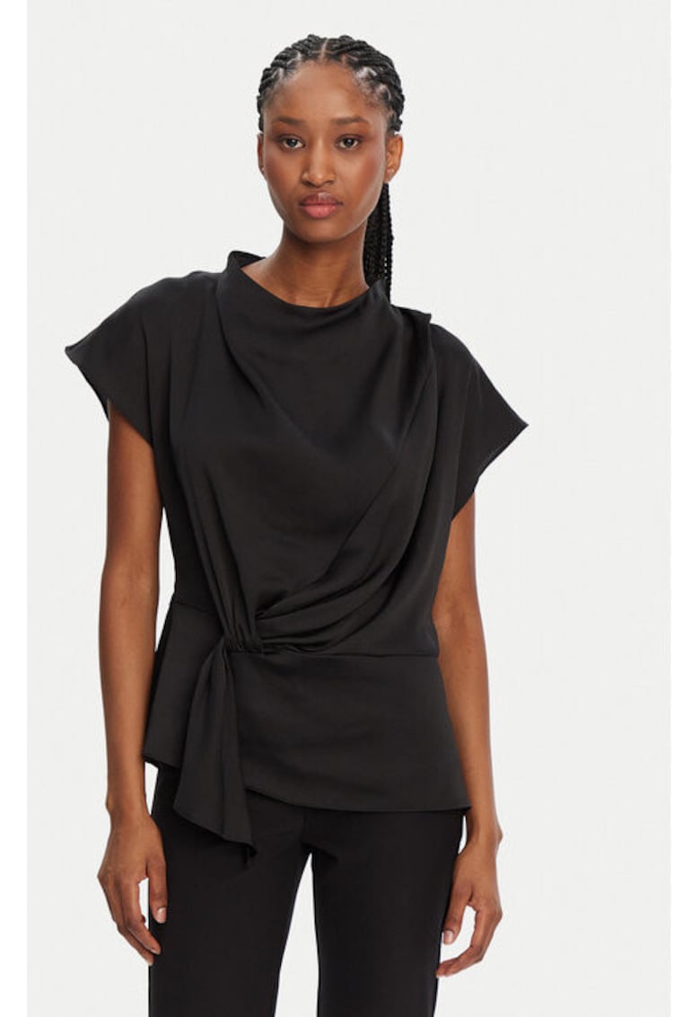 Bluza dama - 304709579 - Poliester reciclat - Negru - Negru