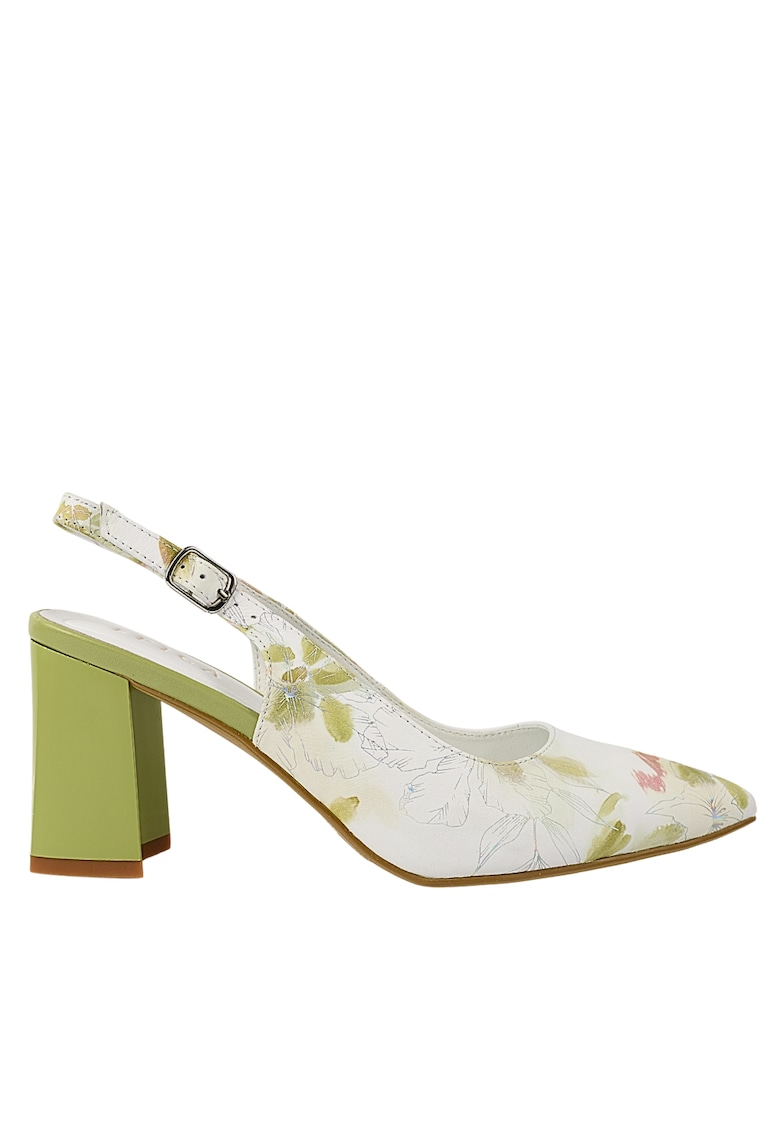 Pantofi eleganti - dama - JI60054B verde - piele naturala JI60054B - Verde