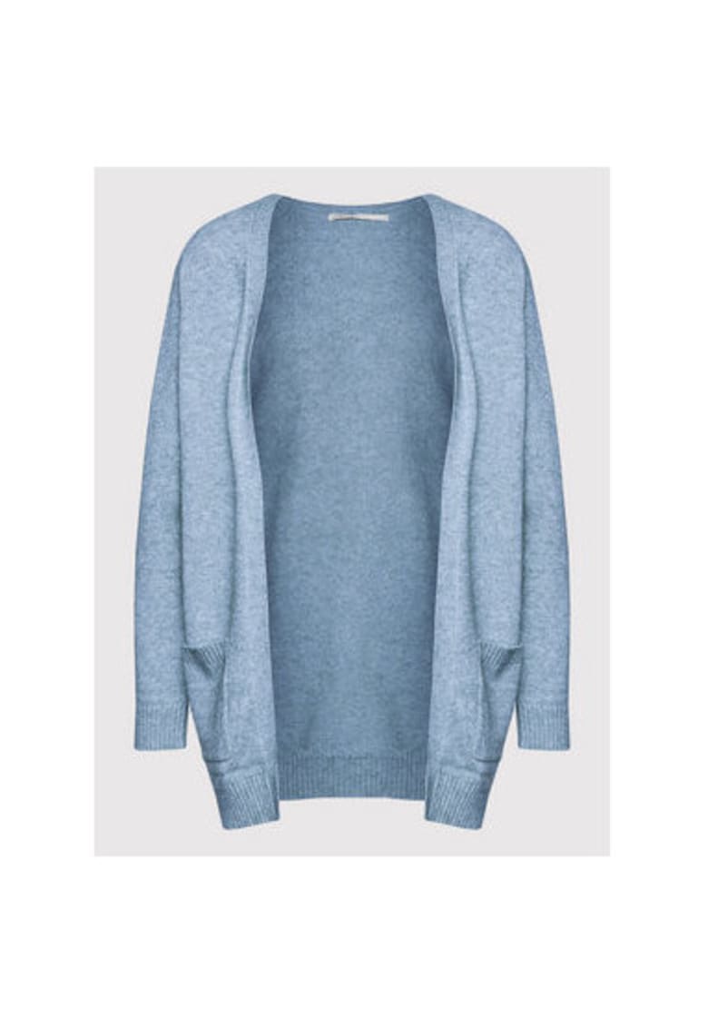 Cardigan dama - 300057605 - Viscoza/Nylon - Albastru - Albastru