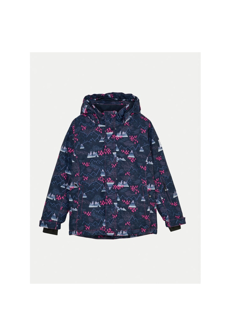 Geaca ski fete - 304424564 - Poliester reciclat - Multicolor - Multicolor