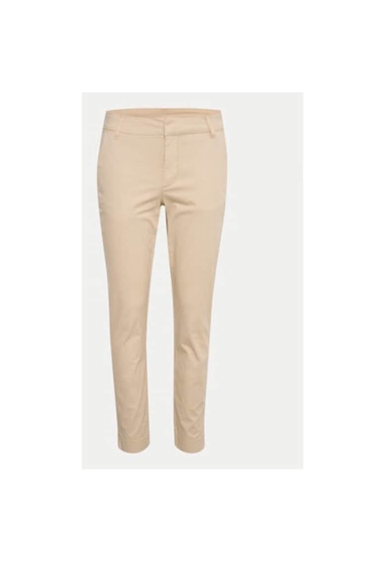 Oferte la Pantaloni dama -  304374555 - Bumbac - Bej - Bej