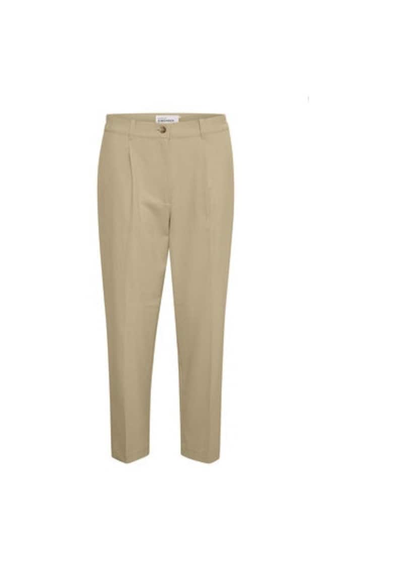 Oferte la Pantaloni dama -  302183739 - Poliester/Viscoza - Bej - Bej