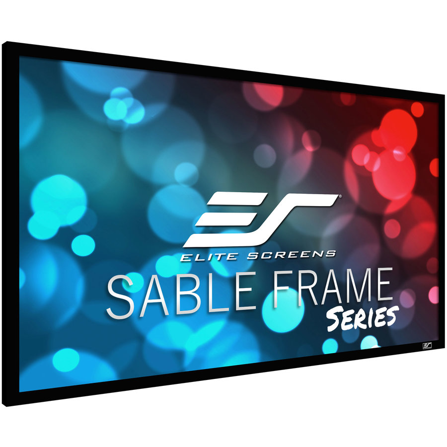 Oferte la Ecran de proiectie Rama fixa de perete 243.6 x 136.9 SABLEFRAME Format 16:9 rama catifelata
