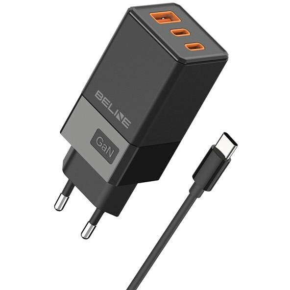 Incarcator BLN3CB65C, 65W, 3A, 2x USB-C, 1x USB-A, 1x Cablu USB-C 1m, Negru