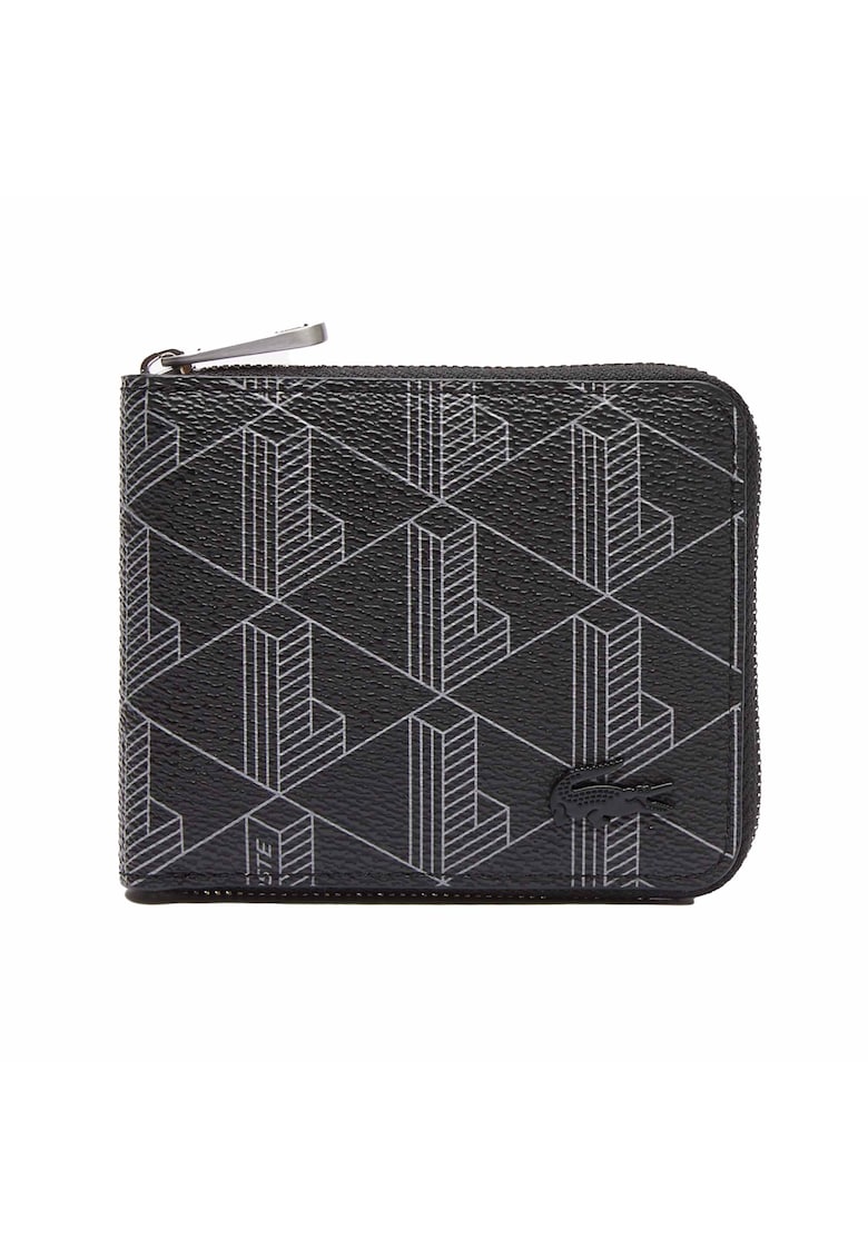 Oferte la Portofel cu fermoar si monograma - Negru