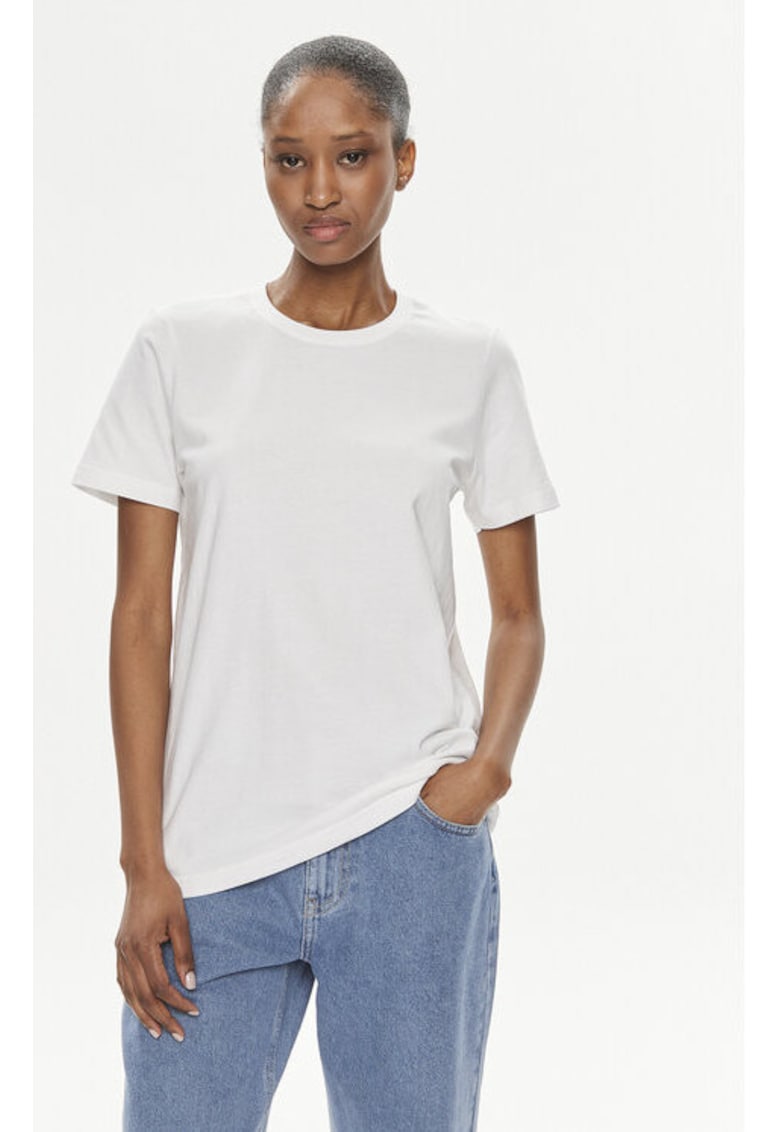 Oferte la Tricou dama -  304005176 - Bumbac organic - Alb - Alb