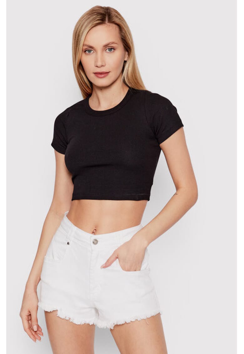 Tricou dama - 300132708 - Bumbac - XL INTL - Negru