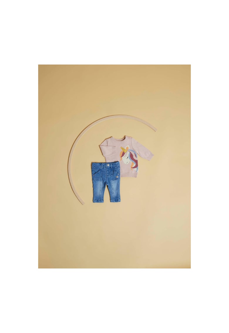 Bluza fete - 301468103 - Bumbac organic - Roz - Roz