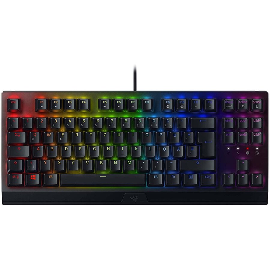 Oferte la Tastatura Gaming cu Fir Blackwidow V3 Tenkeyless Layout DE Iluminare RGB Negru