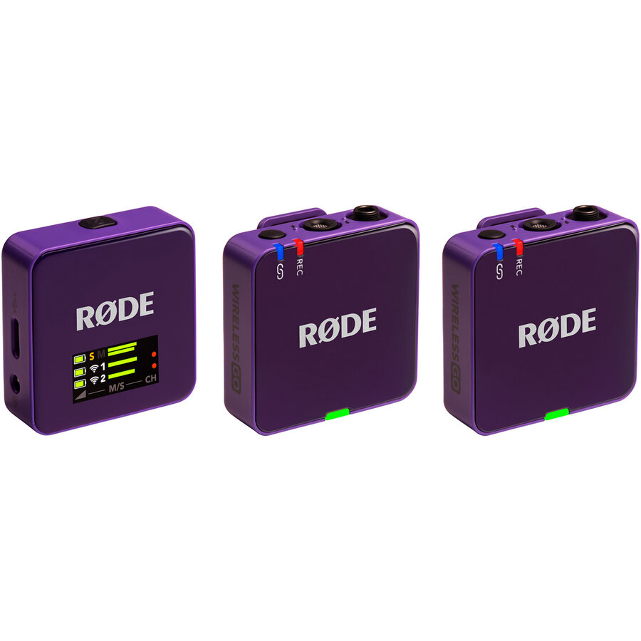 Oferte la Rode Microphones Wireless GO (Gen 3), microphone purple