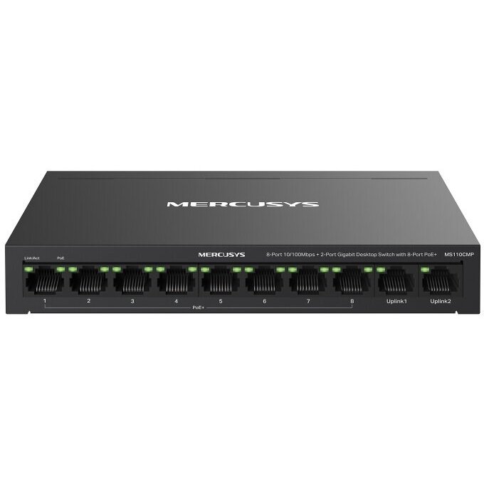 Switch MS110CMP PoE Support Negru