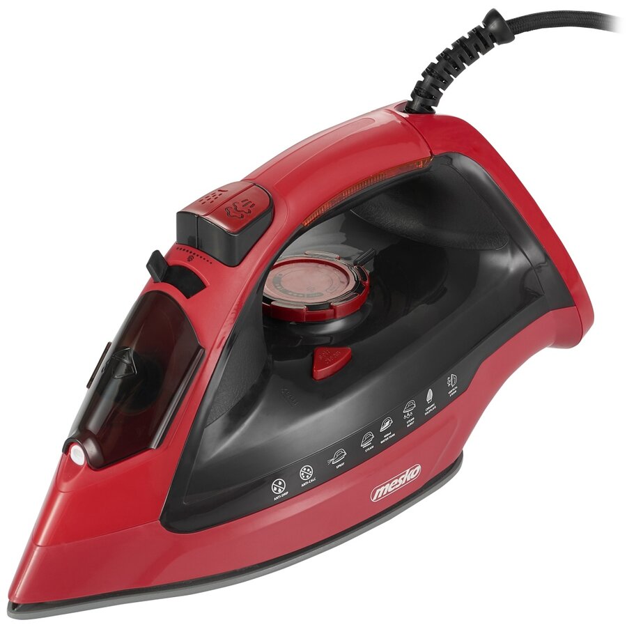 Oferte la Fier de Calcat cu Aburi MS 5031 Rezervor Apa 0.4L Talpa Ceramica Putere 3000W Rosu