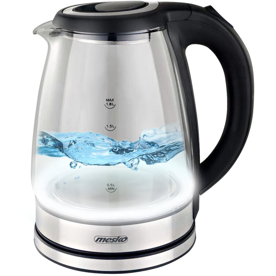 Oferte la Fierbator Mesko Sticla 1.8L Negru