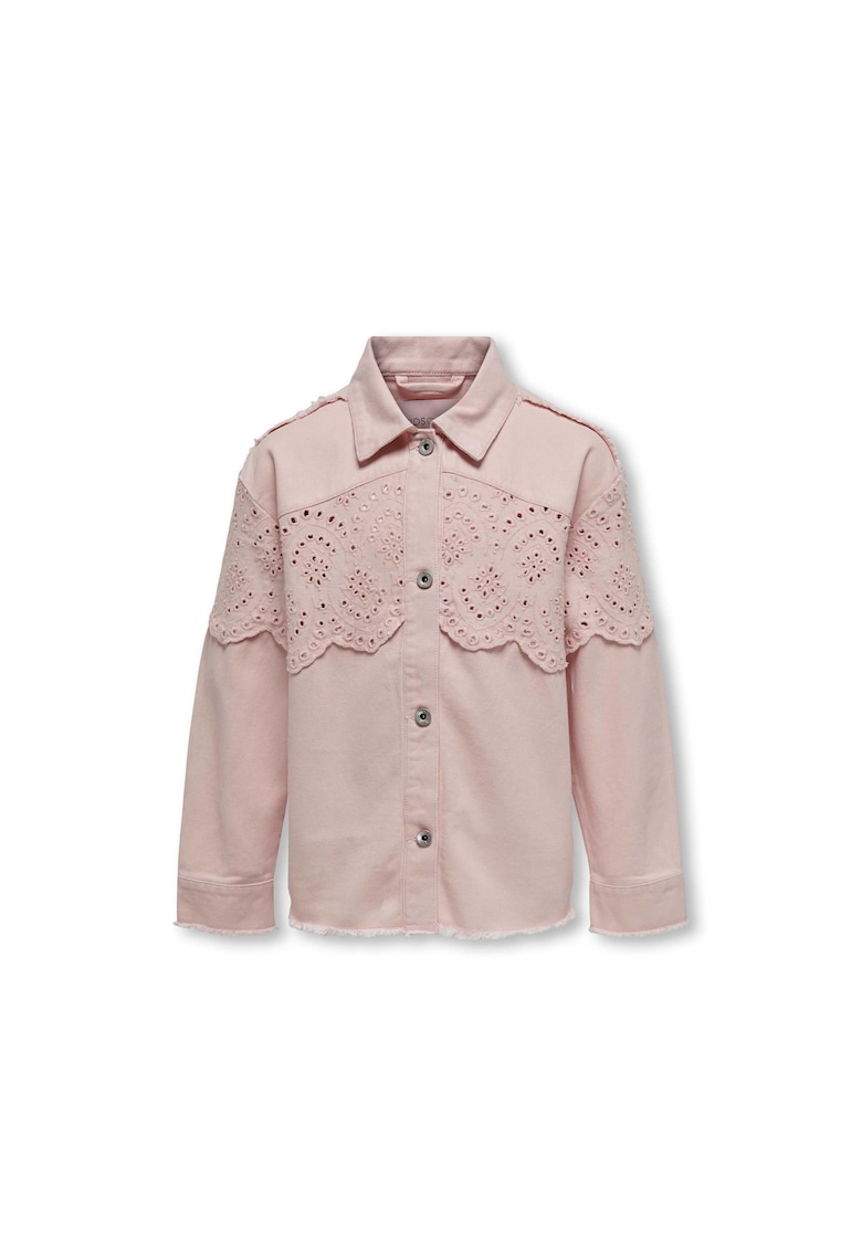 Jacheta copii - Bumbac - Roz