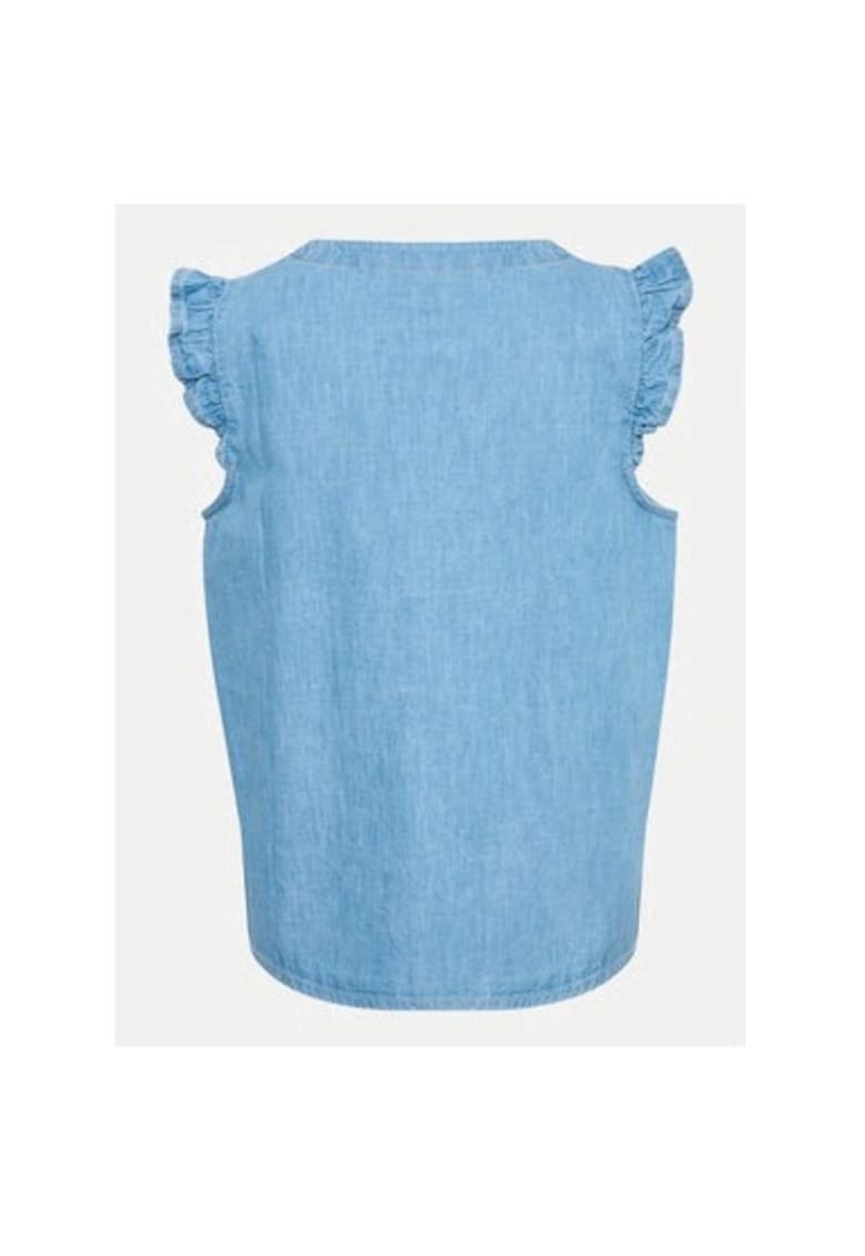 Bluza dama - 304369292 - Bumbac - Albastru - Albastru