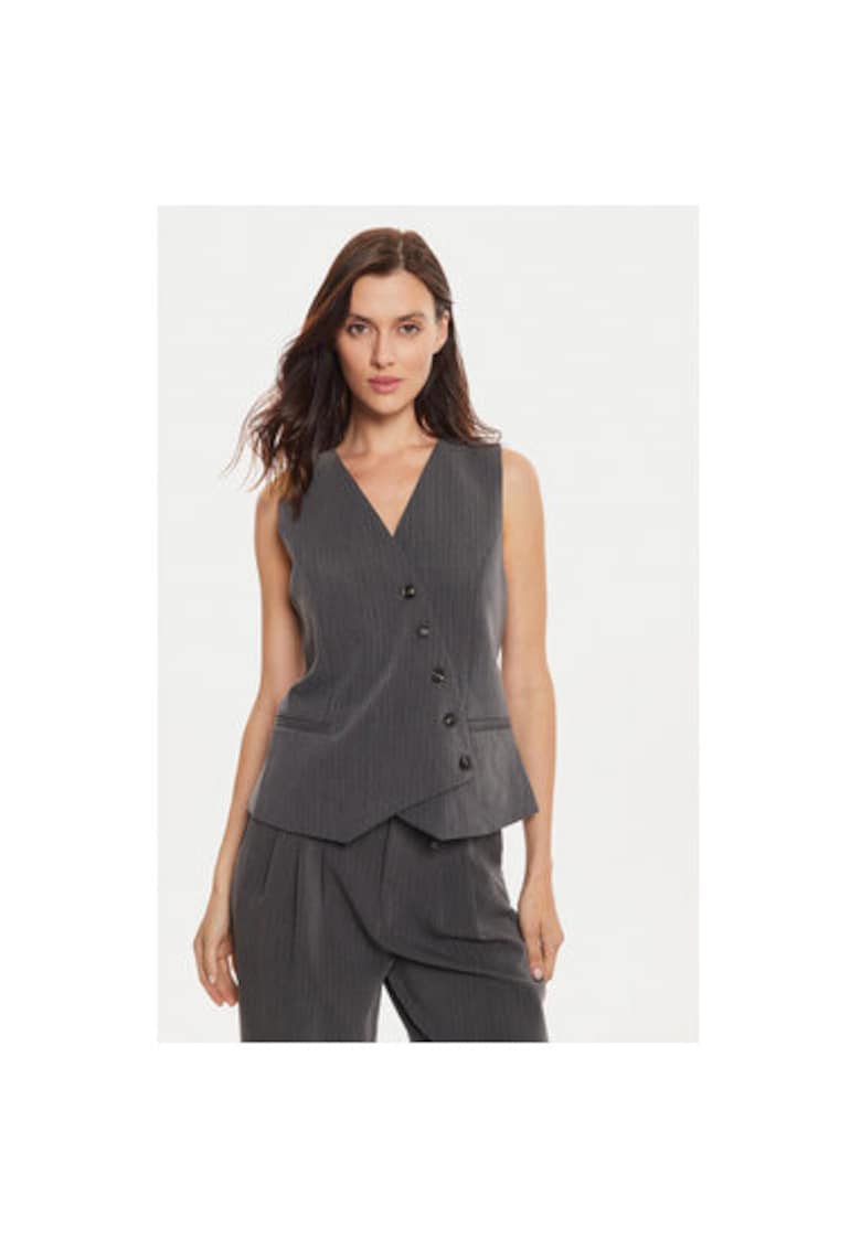 Vesta dama - 304176807 - Poliester/Viscoza - Gri - Gri