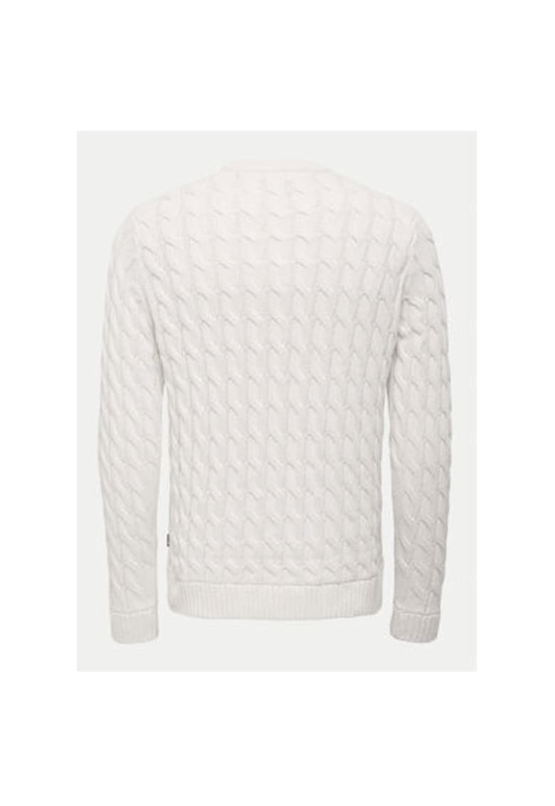 Pulover barbati - 304493355 - Bumbac/Poliester - 2XL INTL - Bej