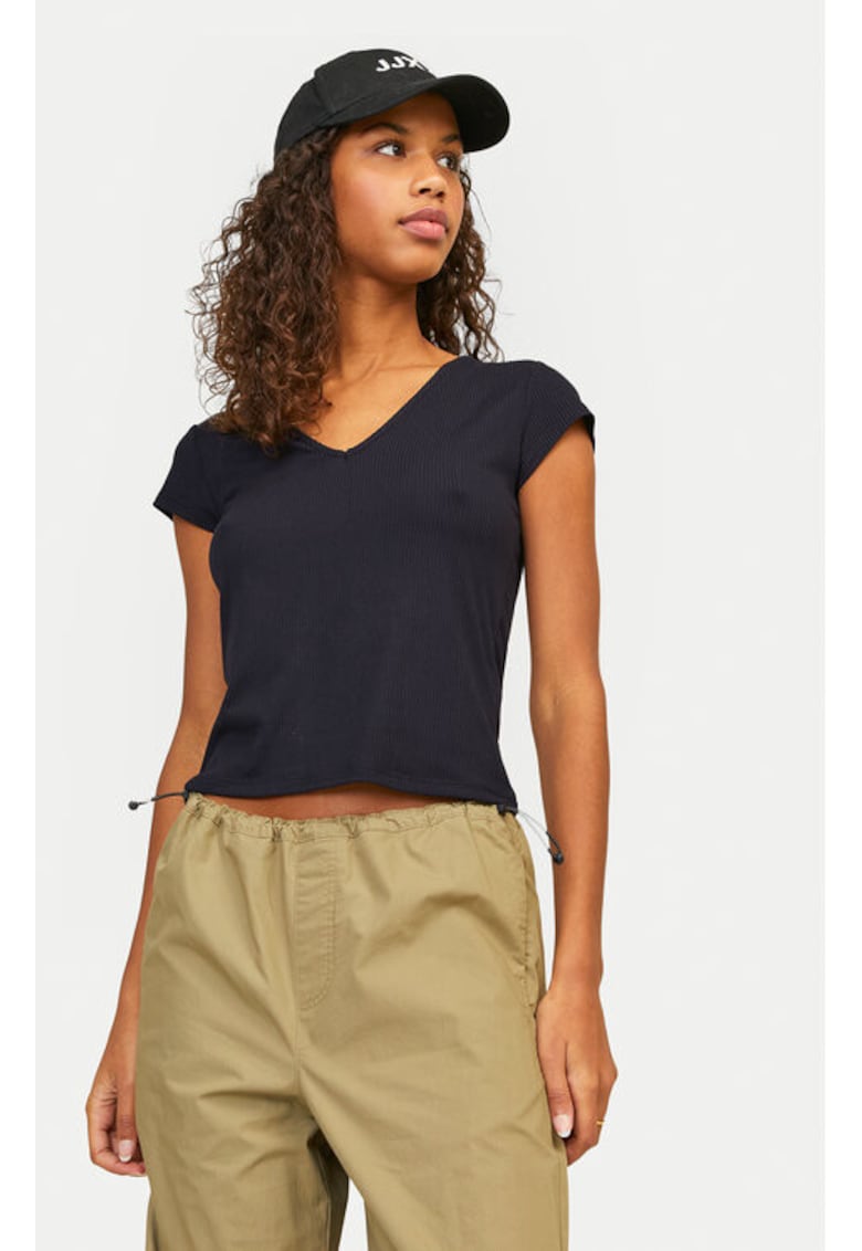 Tricou dama - 304703119 - Poliester - Negru - Negru