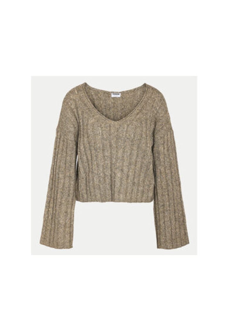 Pulover dama - 304517211 - Poliester reciclat/Poliester - Bej - Bej