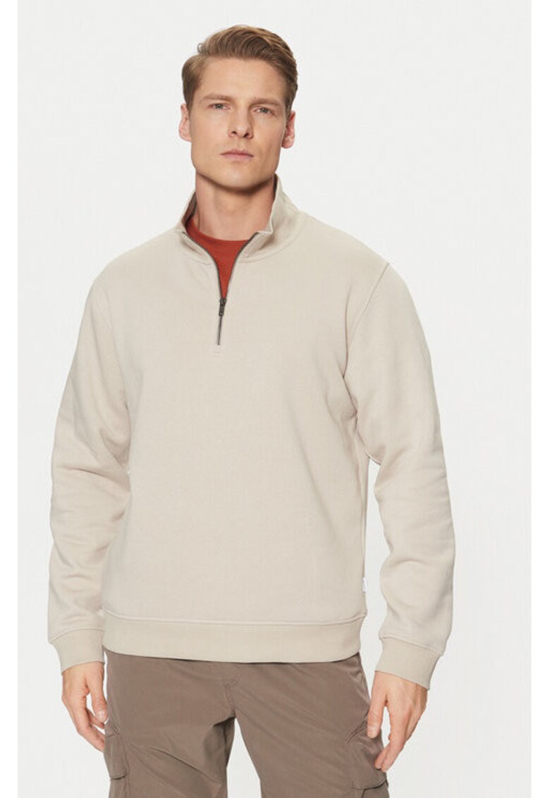 Bluza barbati - 304782510 - Poliester/Bumbac - Bej - Bej